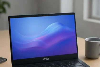 MSI Prestige 14 AI+ balances power and portability for business — AI-generated illustration