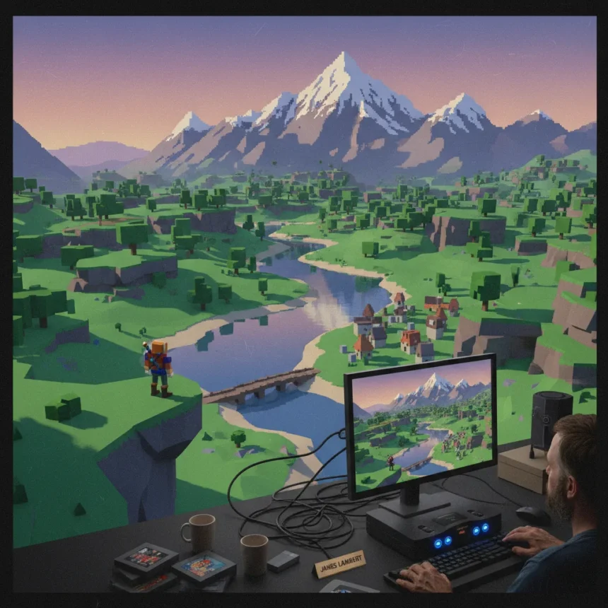 N64 Open-world engine achieves Skyrim-scale draw distances