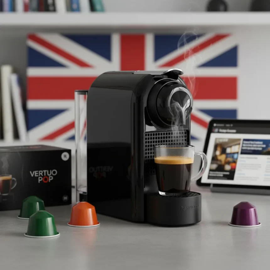 Nespresso Vertuo Up pod machine finally lands in UK — AI-generated illustration