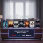 9 new movies to stream this week: March 31-April 6 — AI-generated illustration
