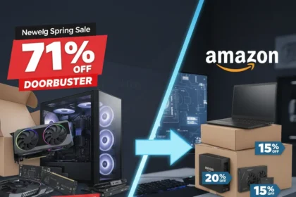 Newegg Spring Sale Gaming PC deals beat Amazon by miles