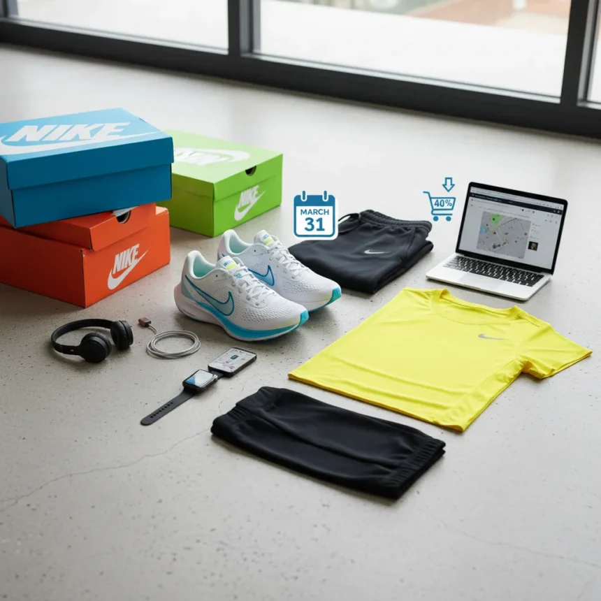 Nike Spring Deals Up to 40% Off: Last Chance Before March 31 — AI-generated illustration