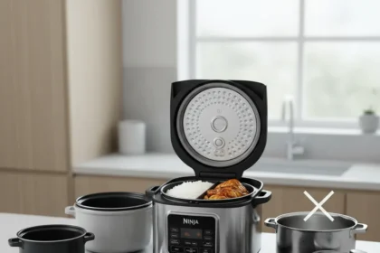 Ninja Foodi PossibleCooker Pro Replaces 10 Appliances—But Skips Pressure — AI-generated illustration