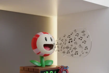 Nintendo Talking Flower Is Charming Until It Never Stops Talking — AI-generated illustration