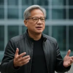 AI won't kill jobs, says Nvidia CEO Jensen Huang — AI-generated illustration