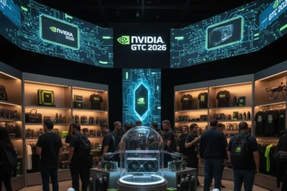 Nvidia GTC 2026 Merch Store: RTX 5090 Meets Conference Swag — AI-generated illustration