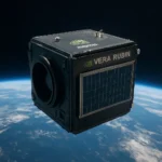 Nvidia Vera Rubin Space Module: 25x H100 power for orbit — AI-generated illustration