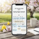 NYT Strands Game #394 April 1: Spring Signs Theme Solved — AI-generated illustration