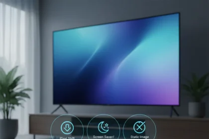 OLED burn-in prevention: 3 settings to enable now — AI-generated illustration