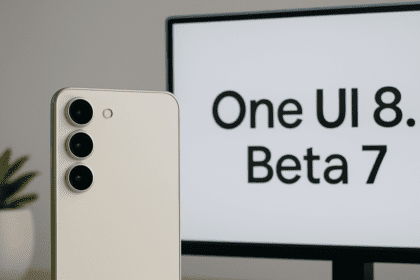 One UI 8.5 Beta 7 Signals Samsung Is Almost Ready to Ship — AI-generated illustration