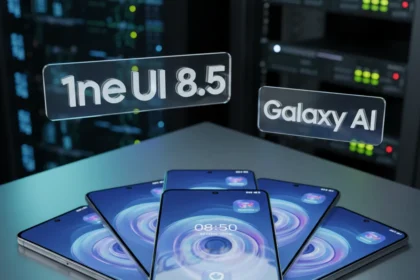 One UI 8.5 rollout to Galaxy S24 and FE phones starts this spring — AI-generated illustration