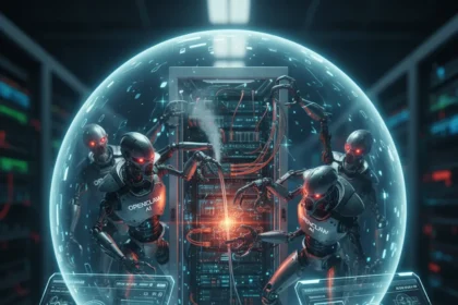 OpenClaw AI agents pose real security risks requiring isolation — AI-generated illustration