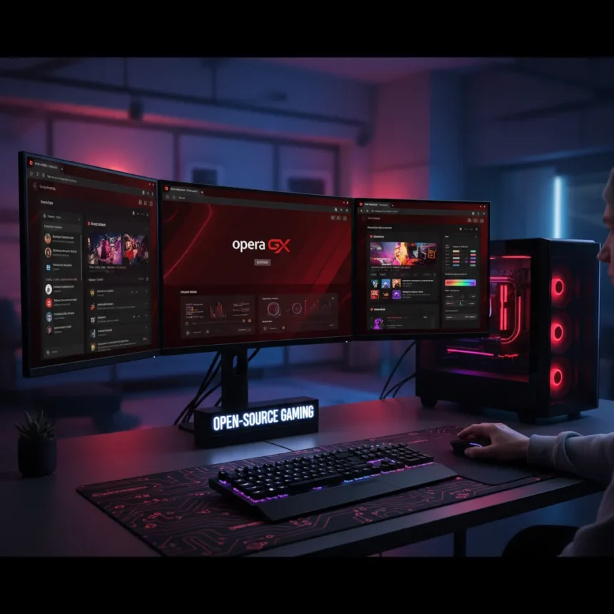 Opera GX Linux browser finally delivers gaming power to open-source — AI-generated illustration