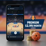 Paramount+ March Madness deal cuts Premium to $2.99/month — AI-generated illustration