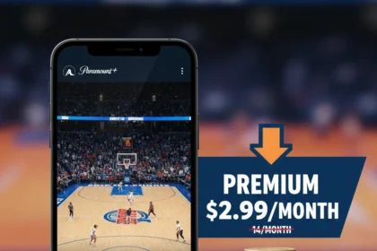 Paramount+ March Madness deal cuts Premium to $2.99/month — AI-generated illustration