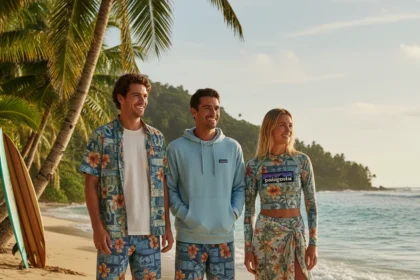 Patagonia Tidal Threads collection revives surf heritage for summer — AI-generated illustration