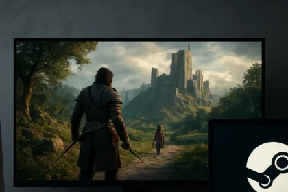 PC gaming's RPG advantage over PS5 Pro and Switch 2 — AI-generated illustration