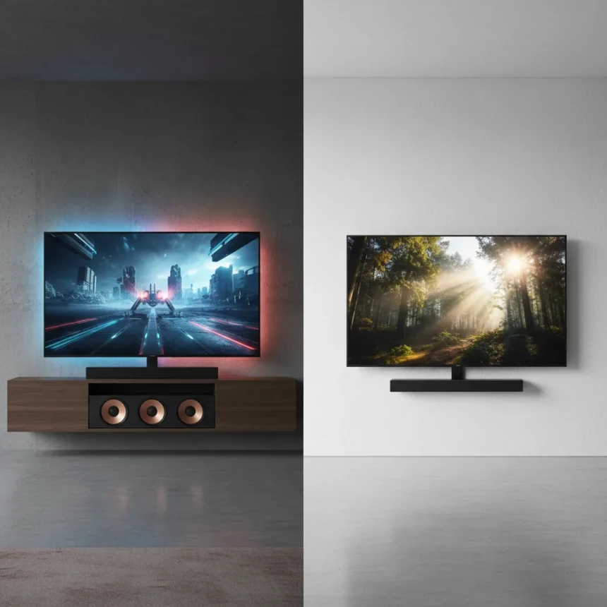 Philips OLED910 vs LG G5: which flagship OLED wins — AI-generated illustration