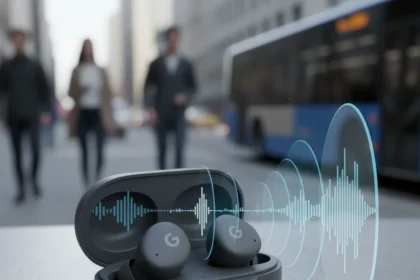 Pixel Buds Pro 2 hearing protection features explained — AI-generated illustration