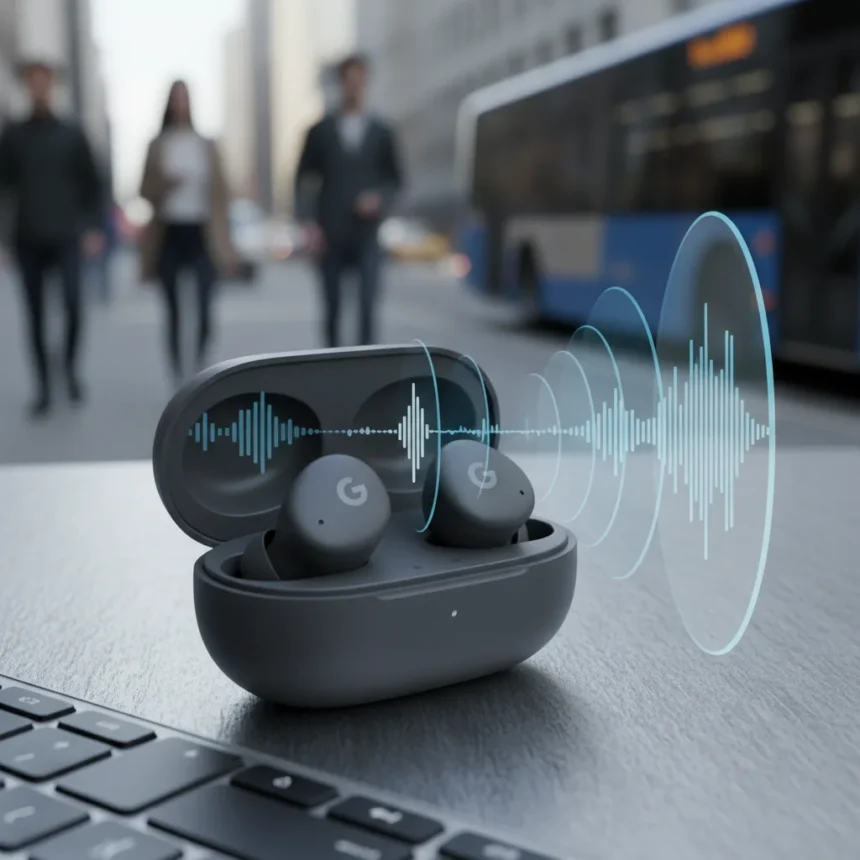 Pixel Buds Pro 2 hearing protection features explained — AI-generated illustration