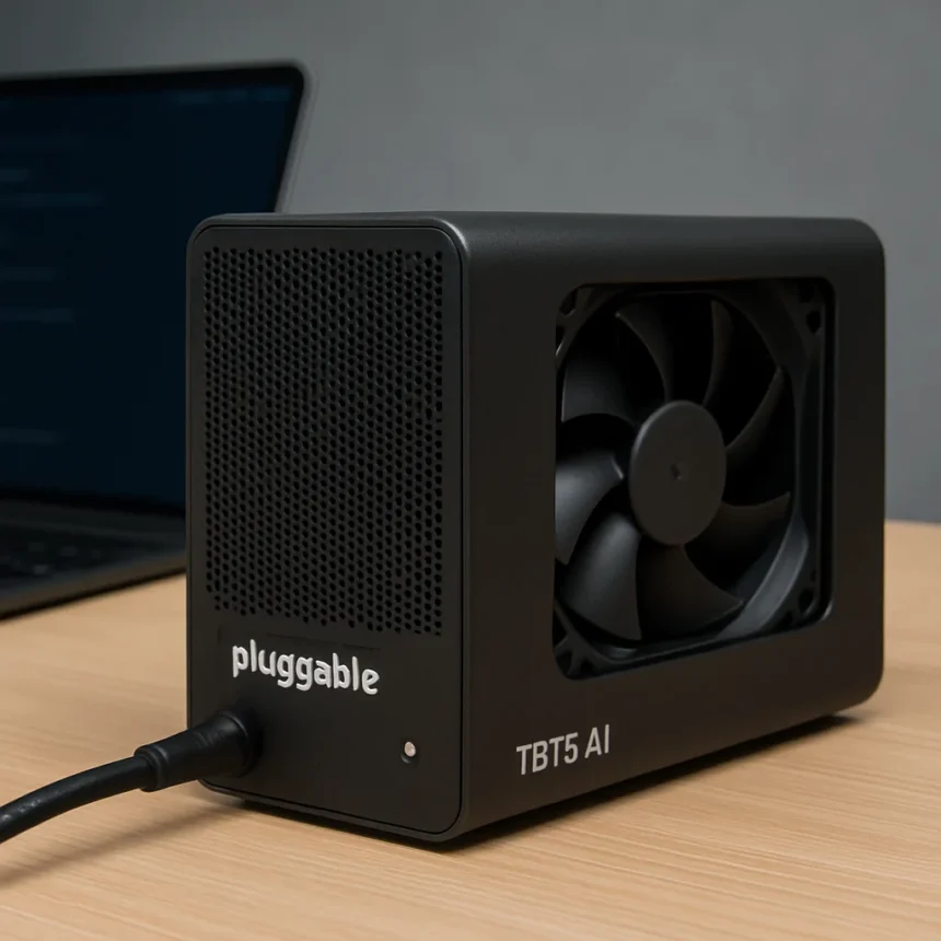 Pluggable TBT5-AI eGPU Enclosure Is Built for Local LLM Work