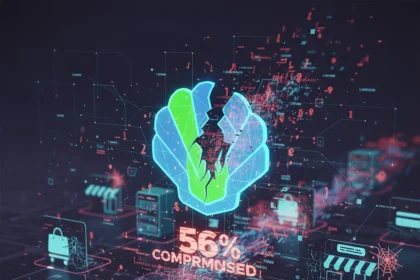 PolyShell malware hits 56% of vulnerable e-commerce stores — AI-generated illustration