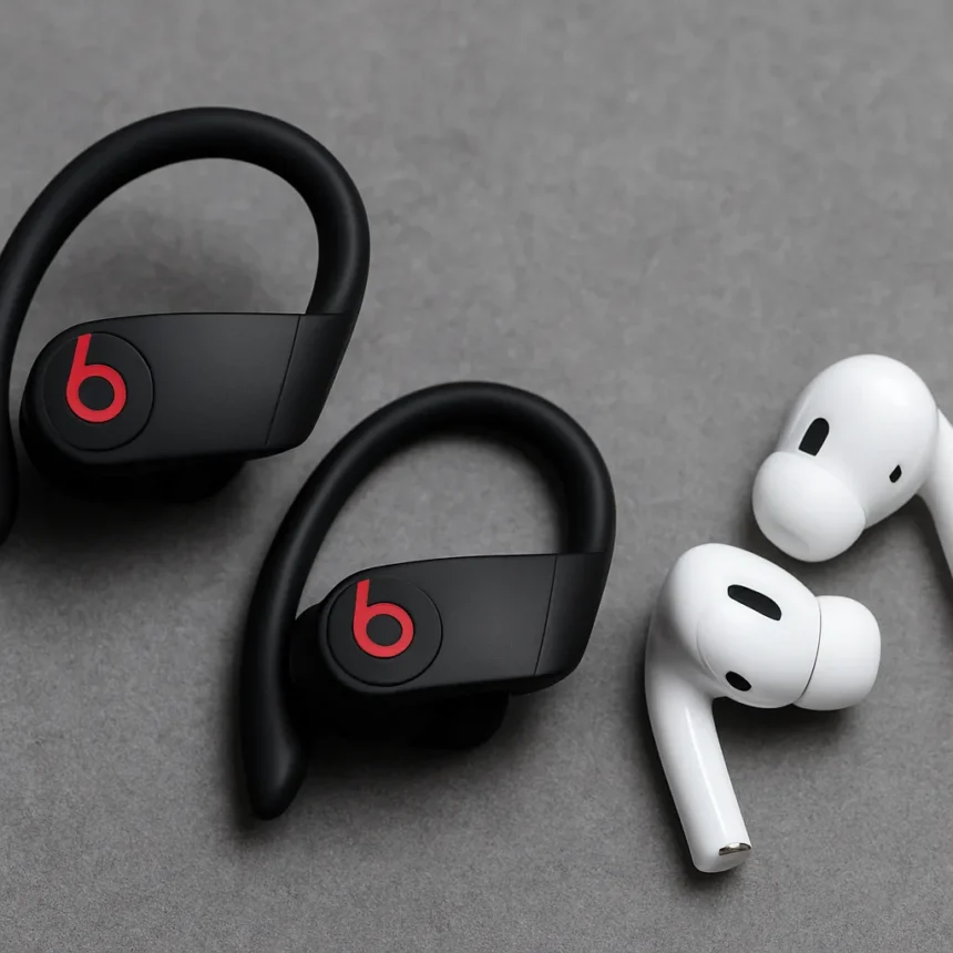 Powerbeats Pro 2 Heart Rate Monitoring Beats AirPods Pro — AI-generated illustration