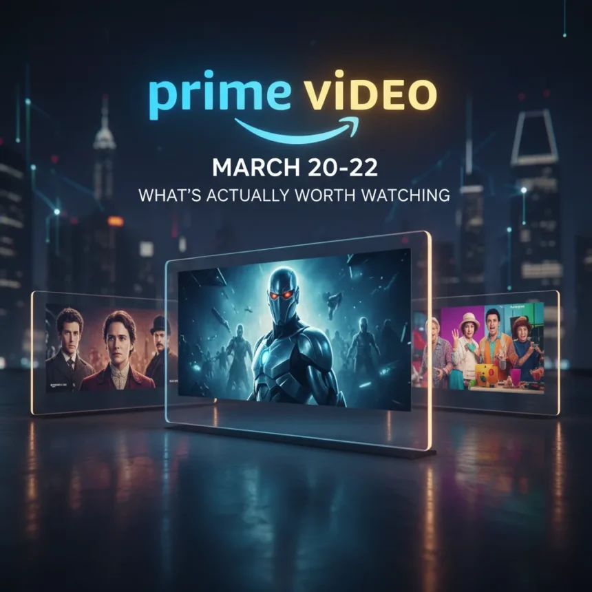 Prime Video March 20-22: What's Actually Worth Watching — AI-generated illustration