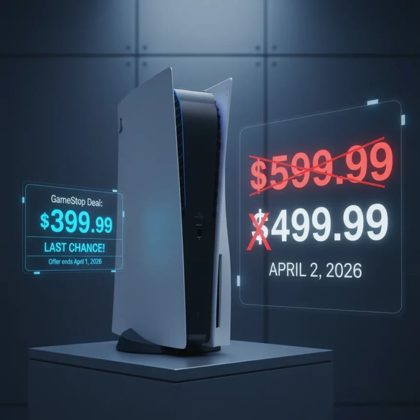 PlayStation 5 Digital Edition price hike hits April 2 — AI-generated illustration