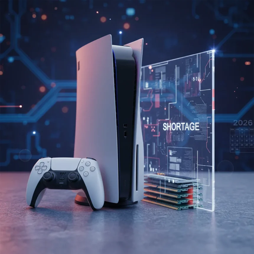 PS5 price hikes loom in 2026 as RAM shortages squeeze Sony — AI-generated illustration
