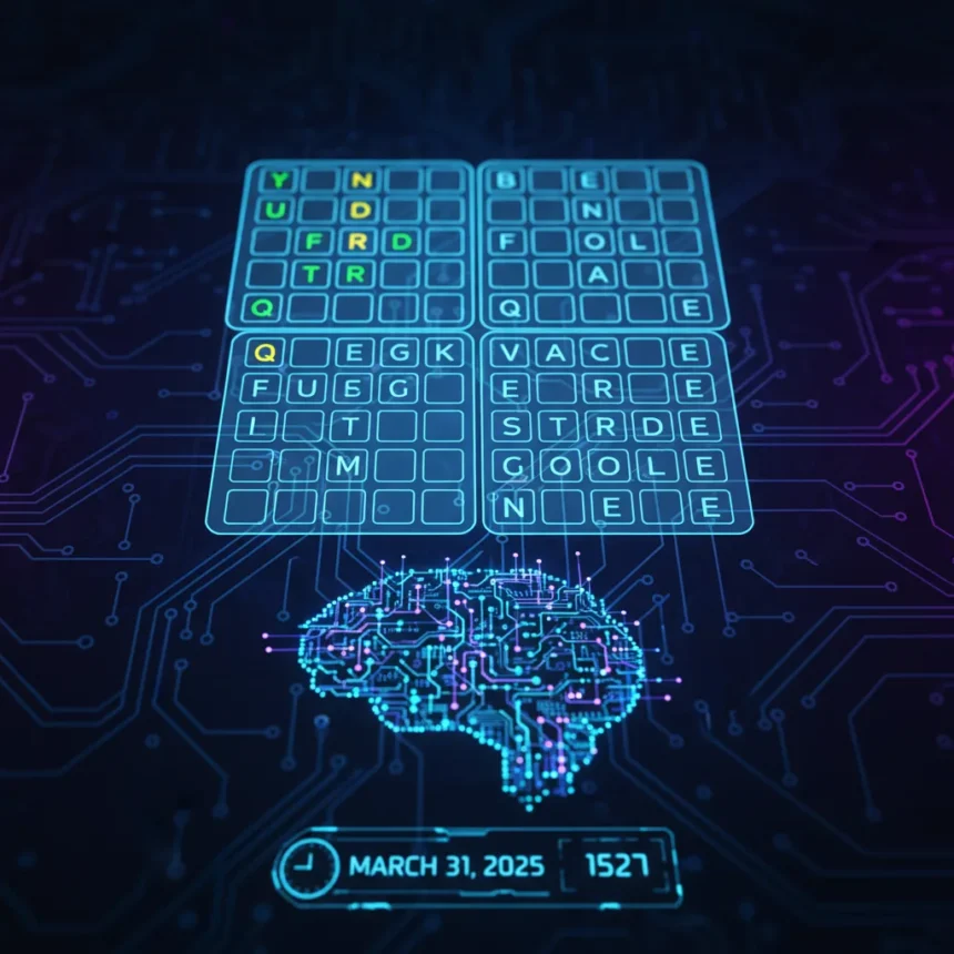 Quordle #1527 hints and answers for March 31 — AI-generated illustration