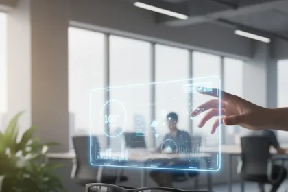 Rayneo Air 4 Pro AR glasses deliver the 100-inch promise — AI-generated illustration