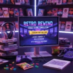 Retro Rewind Video Store Simulator hits Steam top seller status — AI-generated illustration