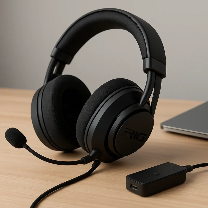 RIG R5 Max HD Gaming Headset Brings Audiophile Audio at Half the Price — AI-generated illustration