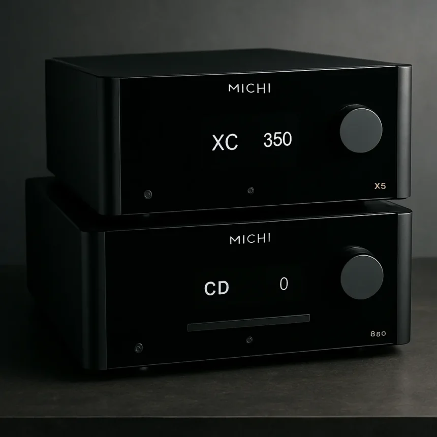 Rotel Michi Prestige Series Revives High-End Hi-Fi with Class AB Power — AI-generated illustration