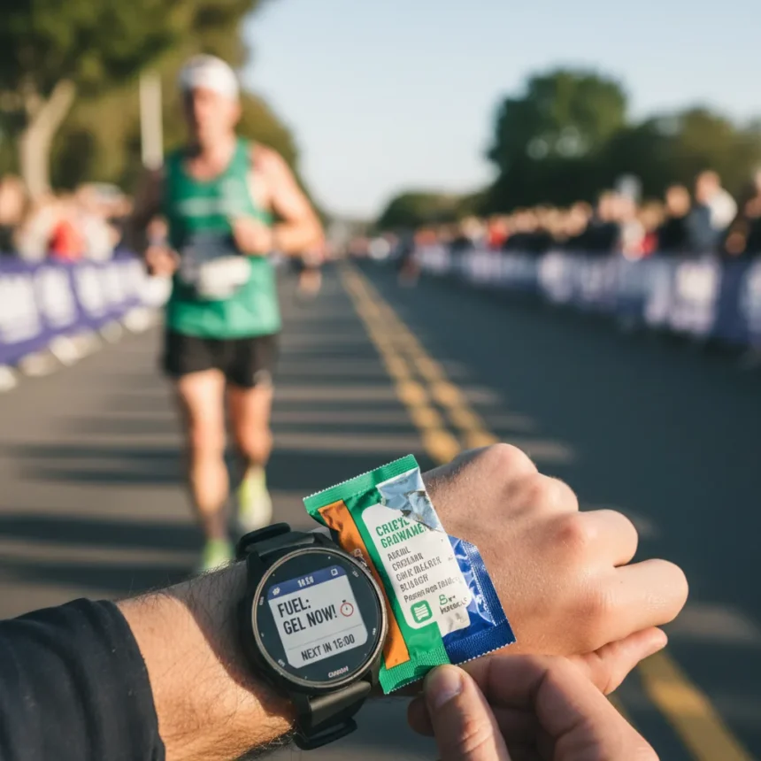 Running watch energy gel reminders cut fueling guesswork