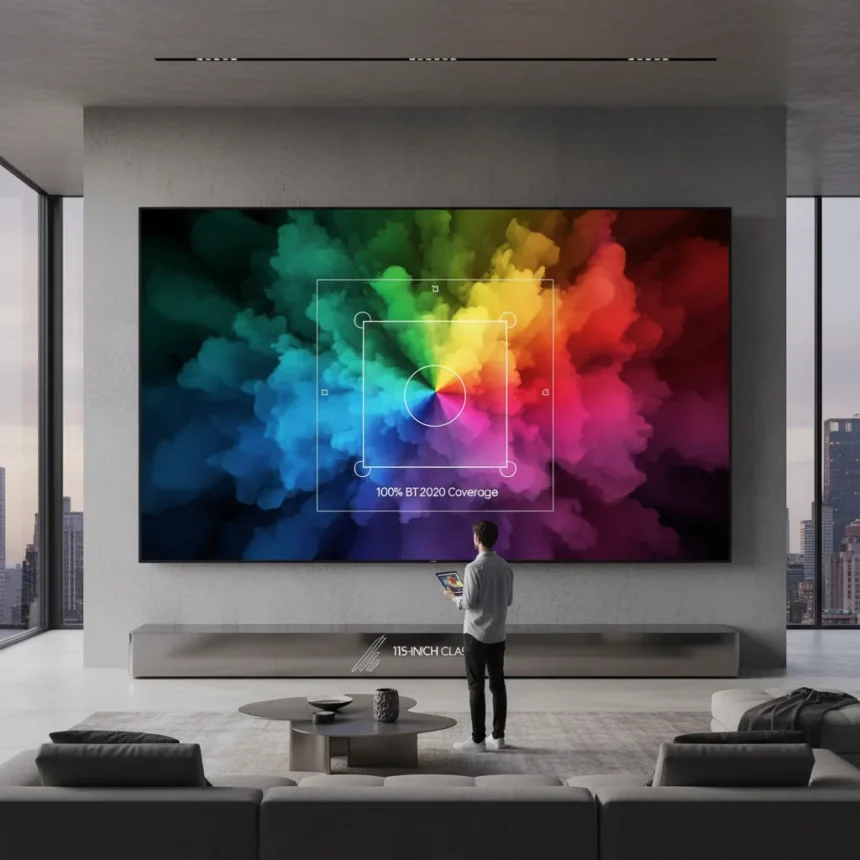 Samsung's 115-inch Micro RGB TV redefines color, but size limits its appeal