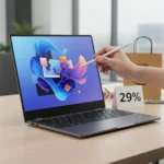 Samsung Galaxy Book5 Pro 360 AMOLED Laptop Discounted 29% — AI-generated illustration