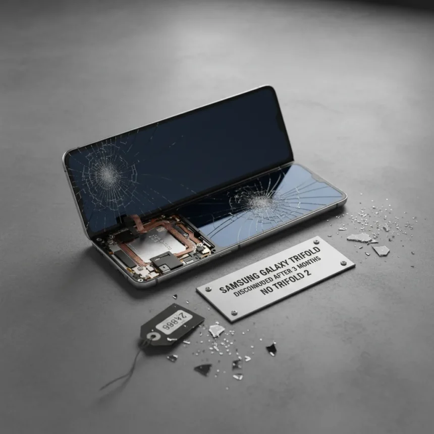 Samsung Galaxy TriFold Discontinued After 3 Months—No TriFold 2 Coming