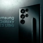 a close up of a samsung galaxy s23 ultra phone