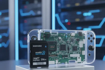 Samsung microSD Express Card 256GB for Switch 2 hits $44 — AI-generated illustration