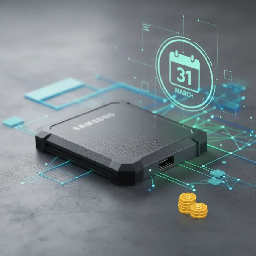 Samsung T9 Portable SSD price cut targets World Backup Day