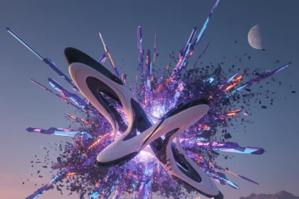 Saros Blends Handcrafted Design With Procedural Chaos — AI-generated illustration