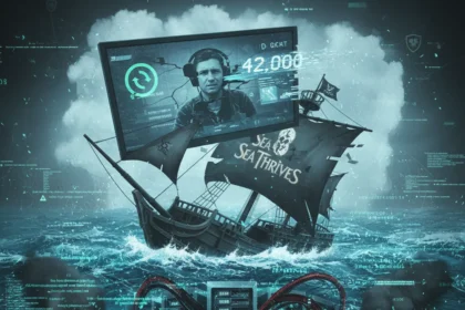 Sea of Thieves DDoS crisis crushes streamer comeback bid — AI-generated illustration
