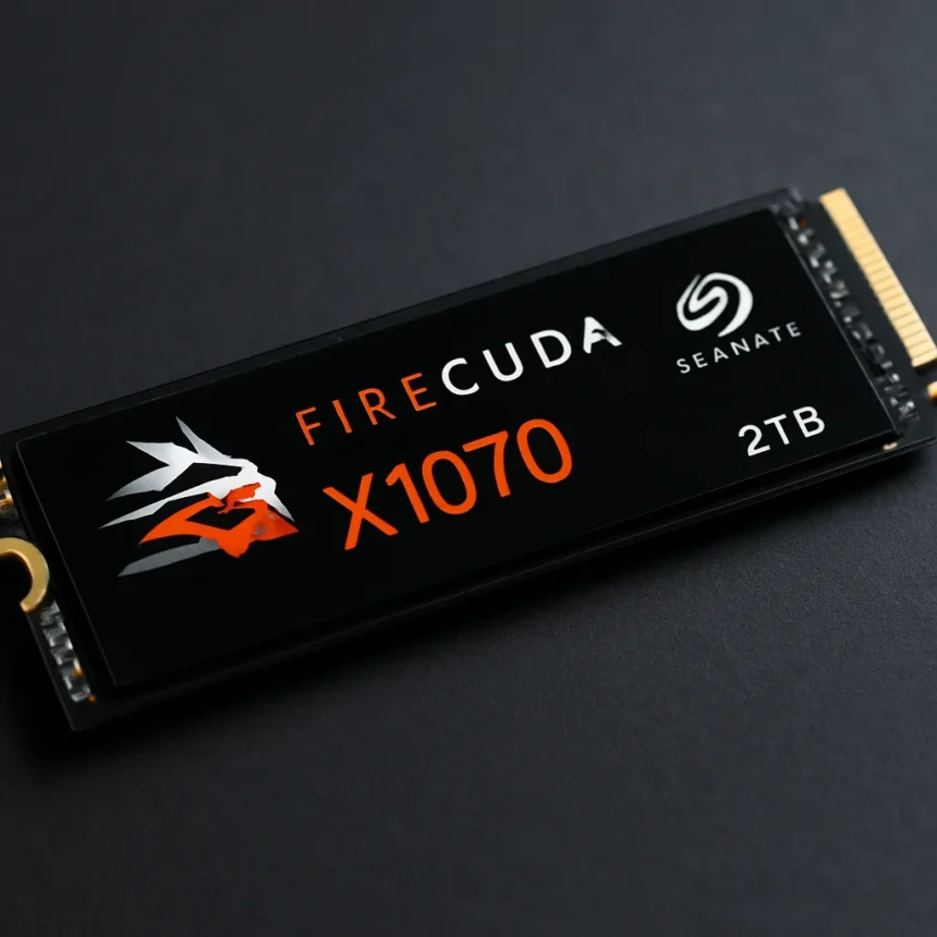 Seagate FireCuda X1070 trades speed for support