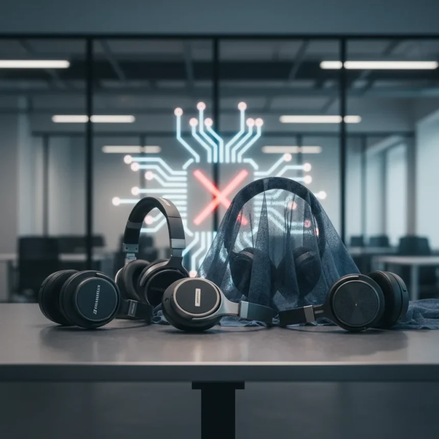Sennheiser consumer division faces discontinuation — AI-generated illustration