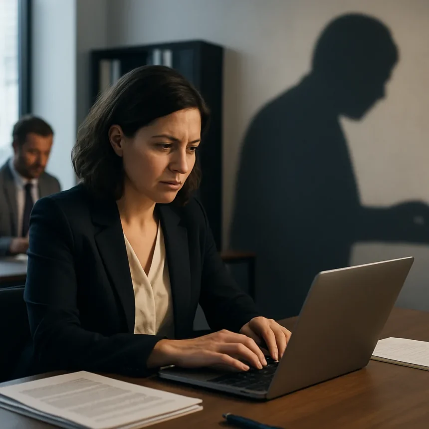 Shadow AI in SMBs: The Invisible Workflow Risk Legal Firms Are Ignoring — AI-generated illustration