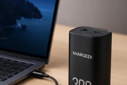 Shargeek 300 power bank redefines 24,000mAh charging — AI-generated illustration
