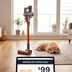 Amazon's Big Spring Sale Slashes Shark Rocket Vacuum to 50% Off — AI-generated illustration