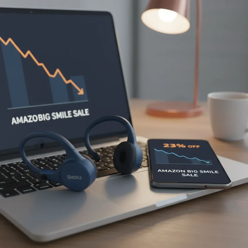 Shokz bone conduction headphones deals: Save up to 23% now — AI-generated illustration